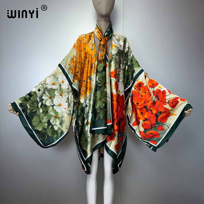 WINYI summer kimonosilk feelin - Cover Up Kaftan recension och pris
