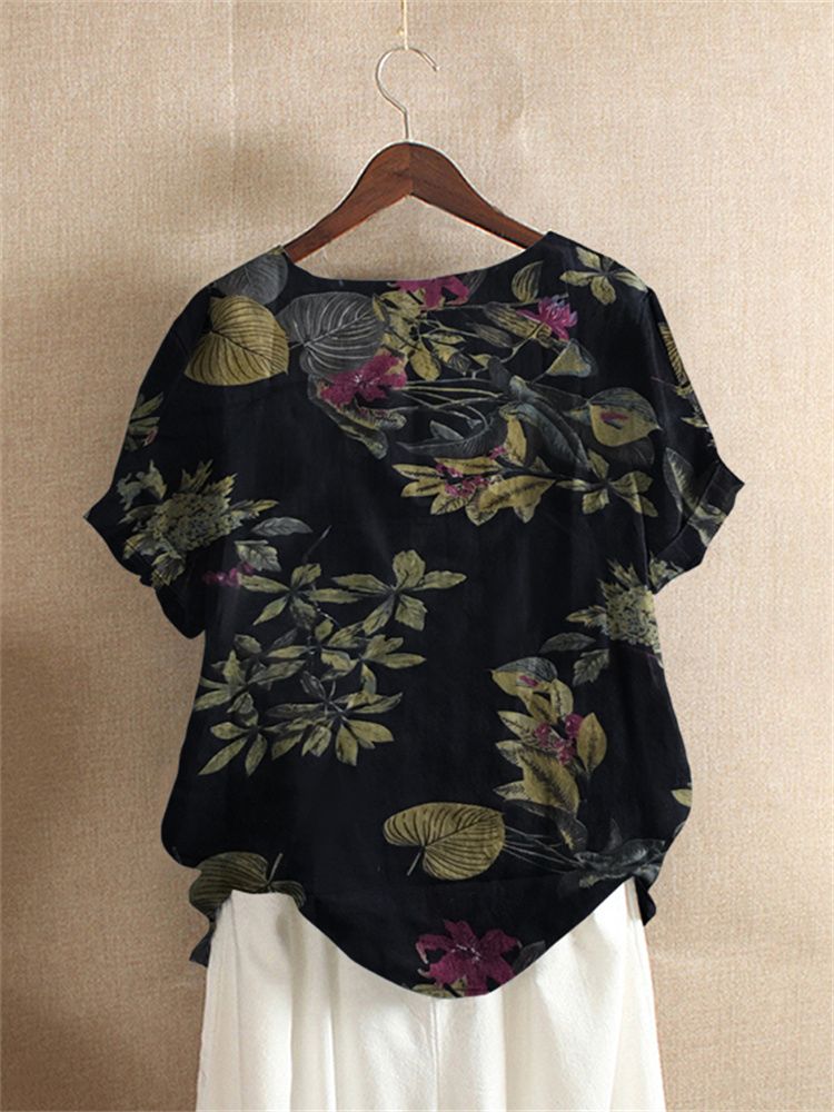 ZANZEA Women Cotton Shirt Fash - Romper Floral Print recension och pris