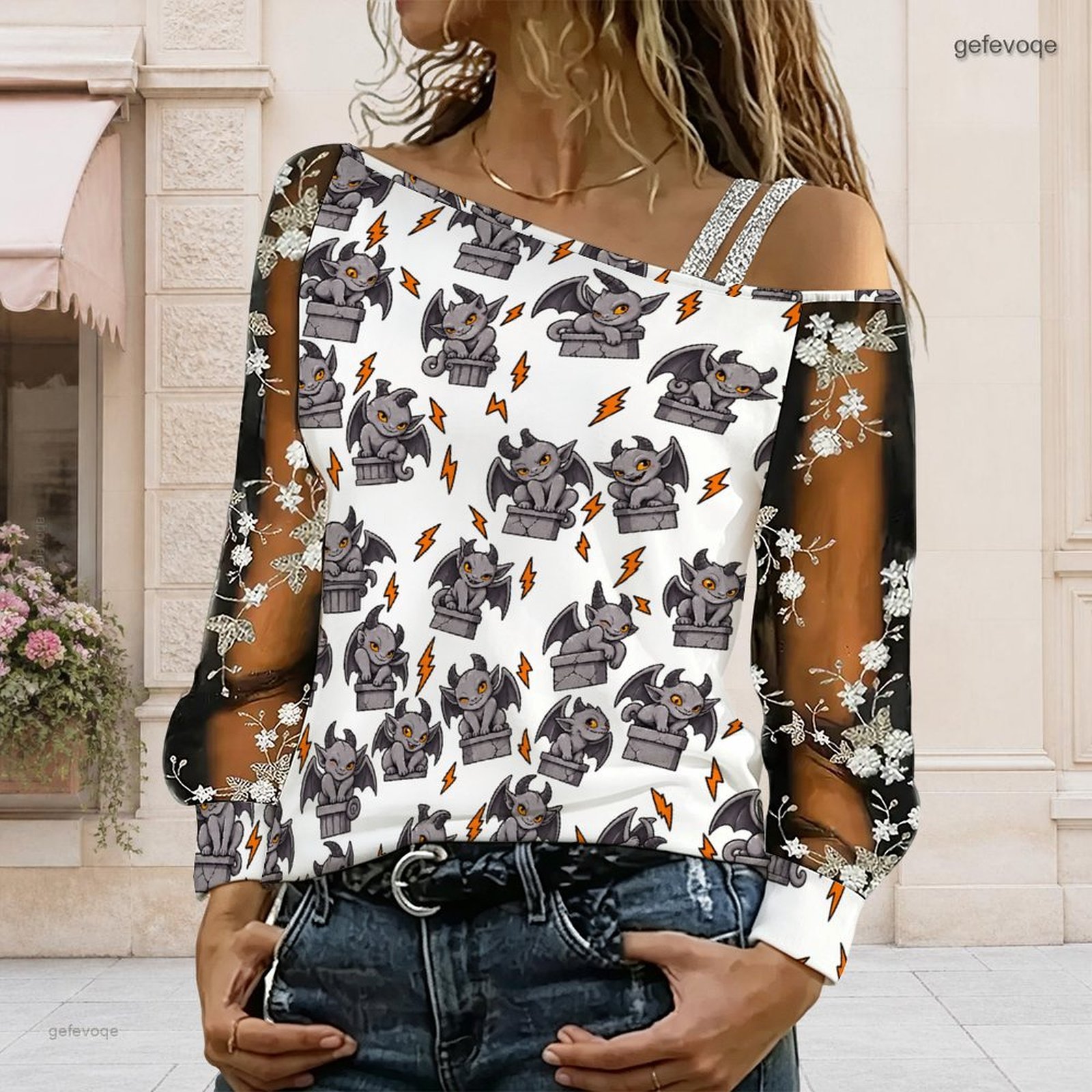 Women Asymmetric Off Shoulder  - Blouse Off Shoulder recension och pris