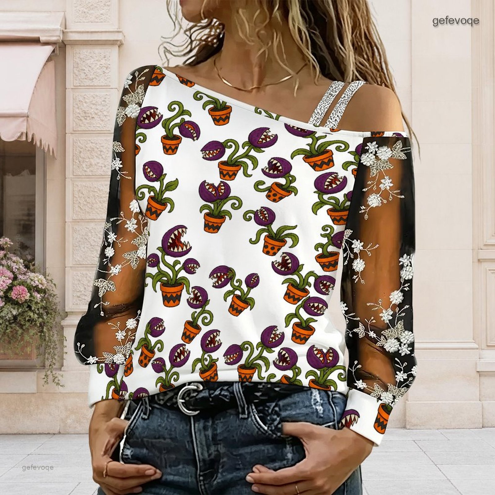 Women Asymmetric Off Shoulder  - Blouse Off Shoulder recension och pris