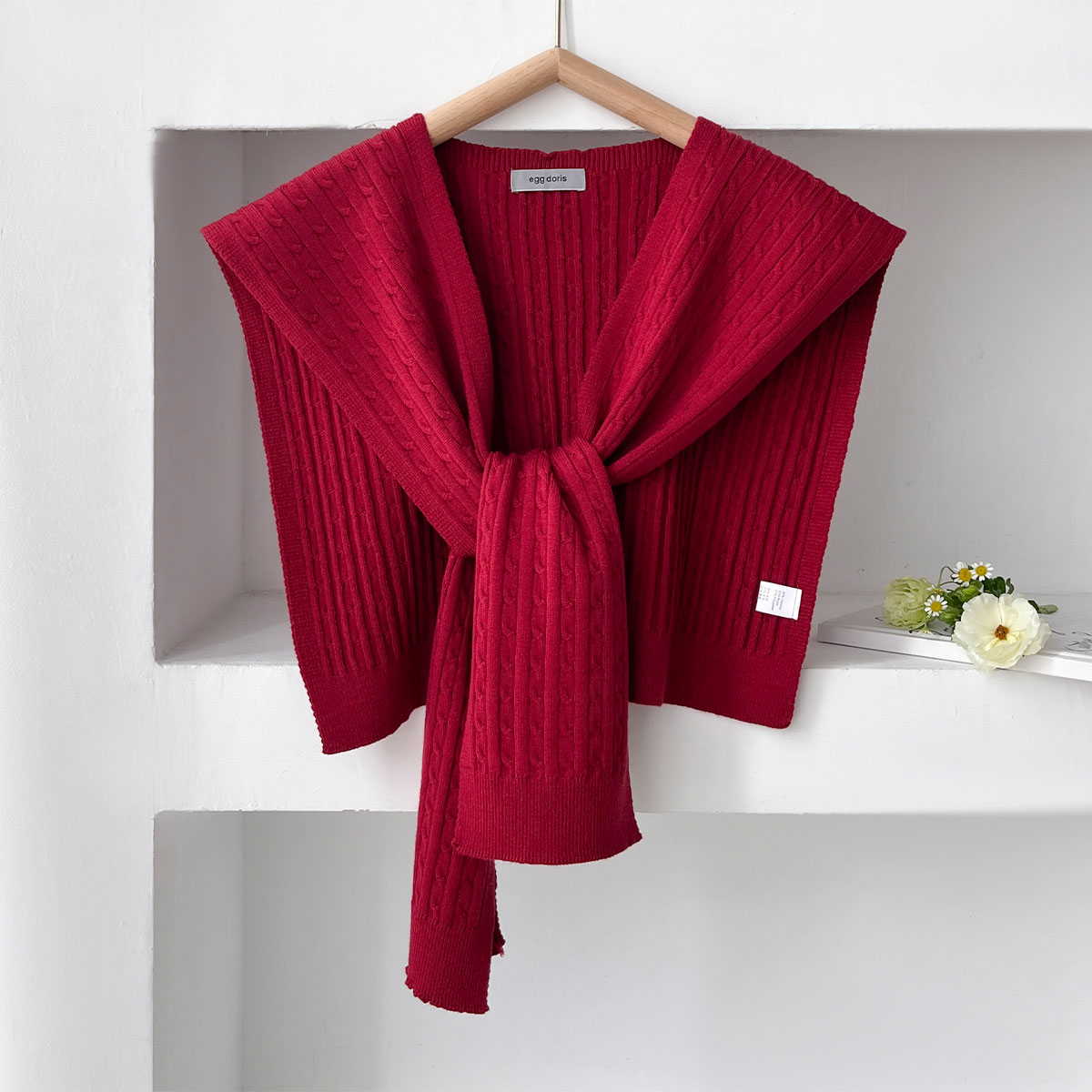 NEW Korean Autumn Knit Shawl F - Blouse Off Shoulder recension och pris