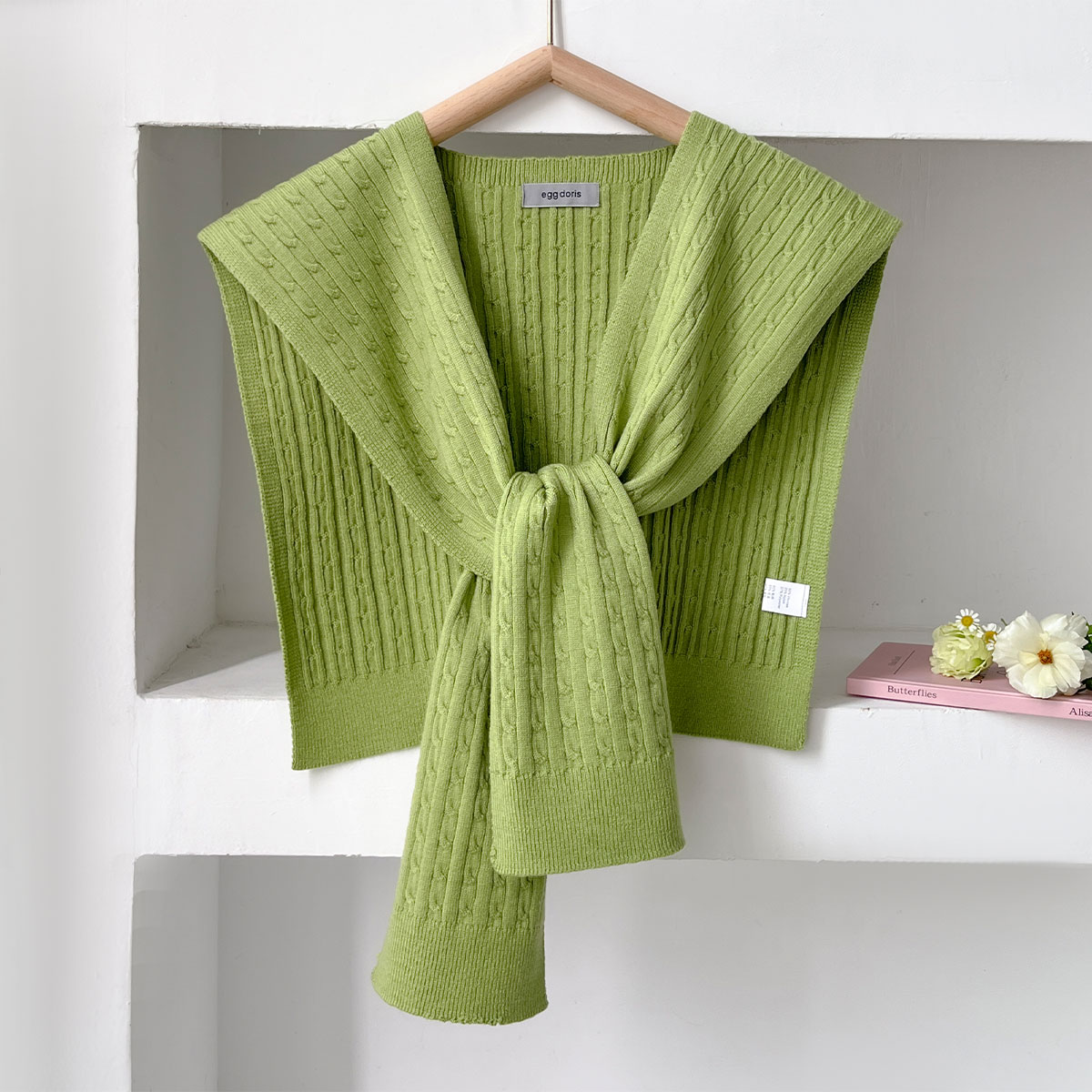 NEW Korean Autumn Knit Shawl F - Blouse Off Shoulder recension och pris